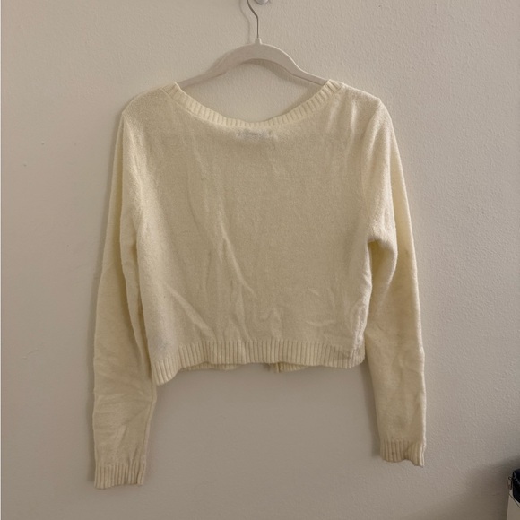 American Eagle Outfitters Cream Cardigan Sweater in Size Small - Picture 8 of 8